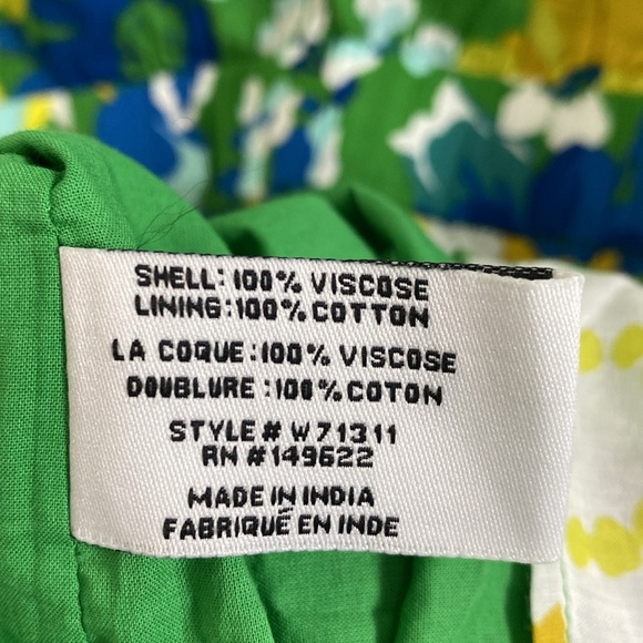 Walter Baker Kasey Dress Floral Mini Ruffle Hem Short Sleeves Size XL - Picture 15 of 16